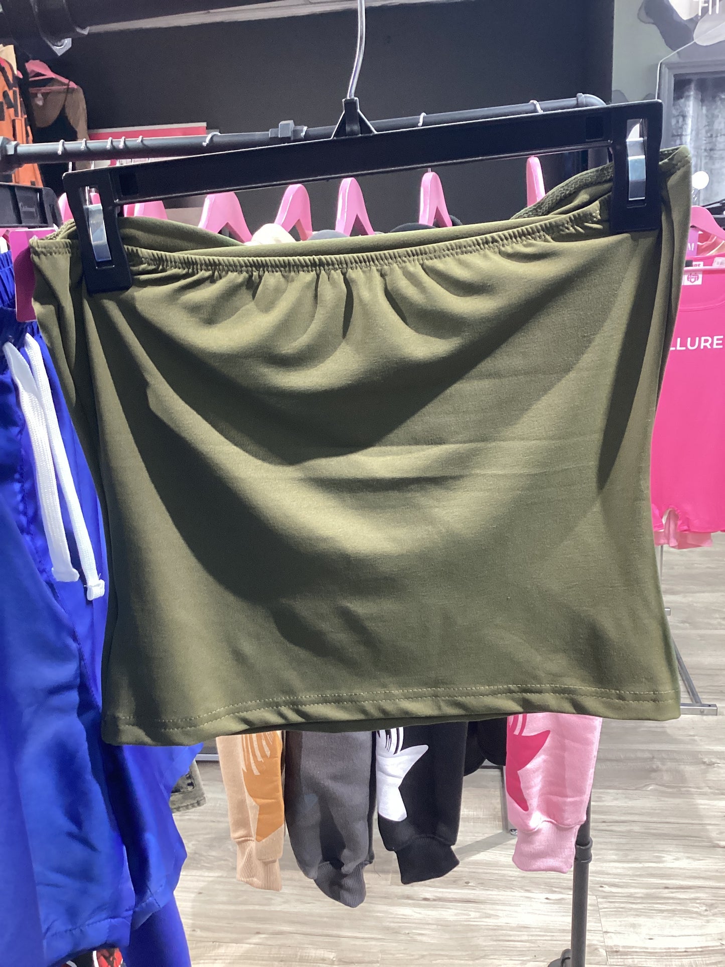 Green tube top