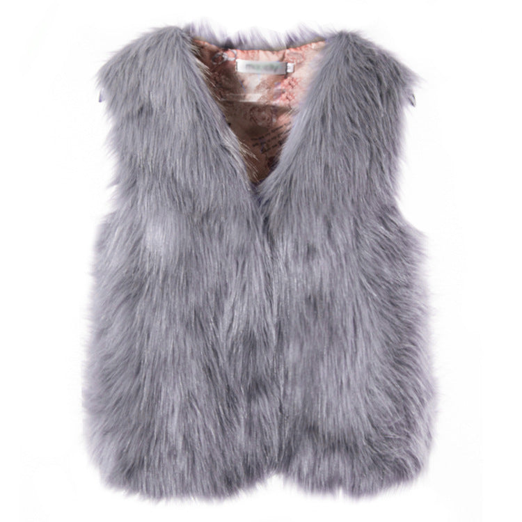 Winter Wool Fur Vest Warm Vest