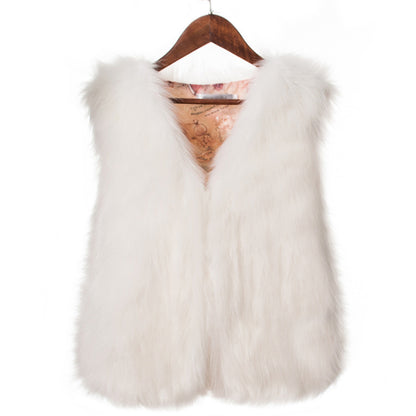 Winter Wool Fur Vest Warm Vest