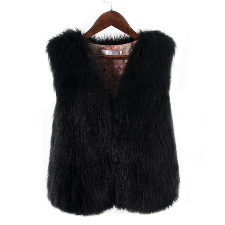 Winter Wool Fur Vest Warm Vest