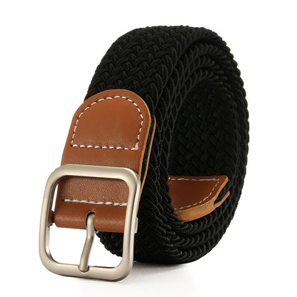 Fashion Square Buckle Women's Canvas Belt